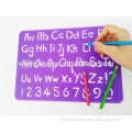 EN71 pass high quality plastic alphabet stencil ruler